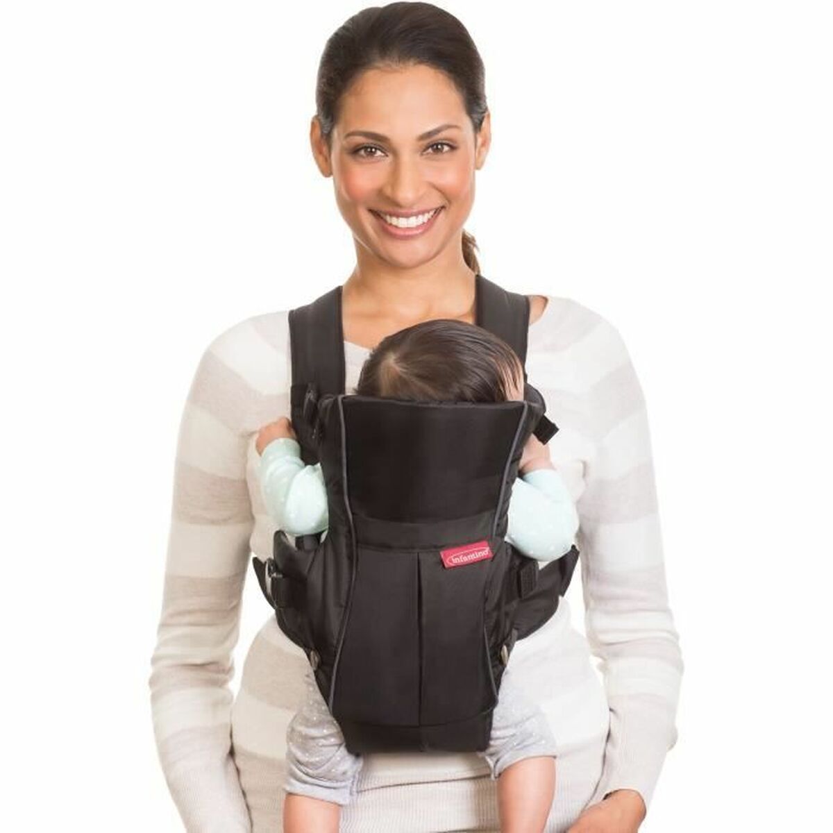 Zaino Porta Bambino Infantino Classic Carrier Nero + 0 Mesi - Image 3