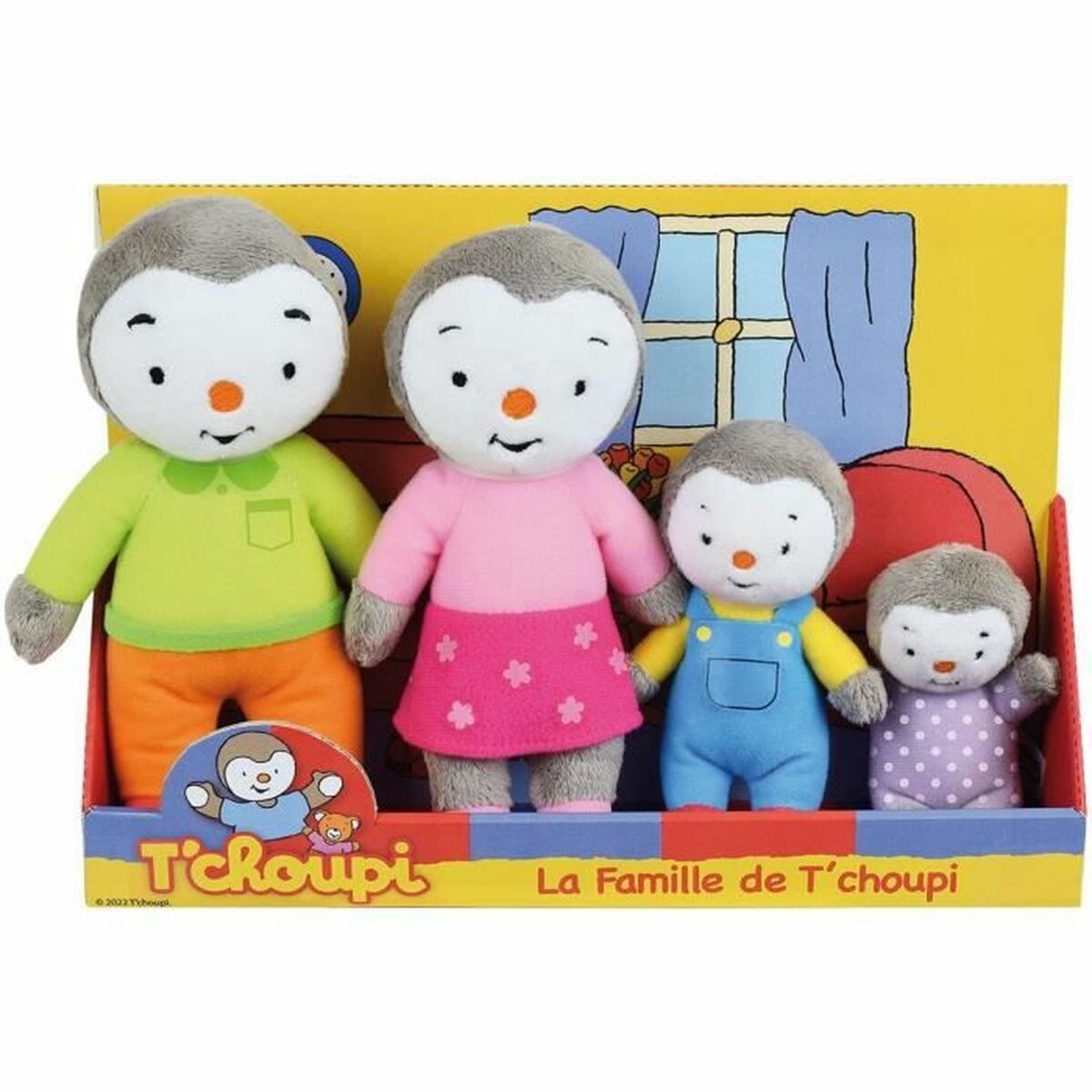 Peluche Jemini T´choupi Family