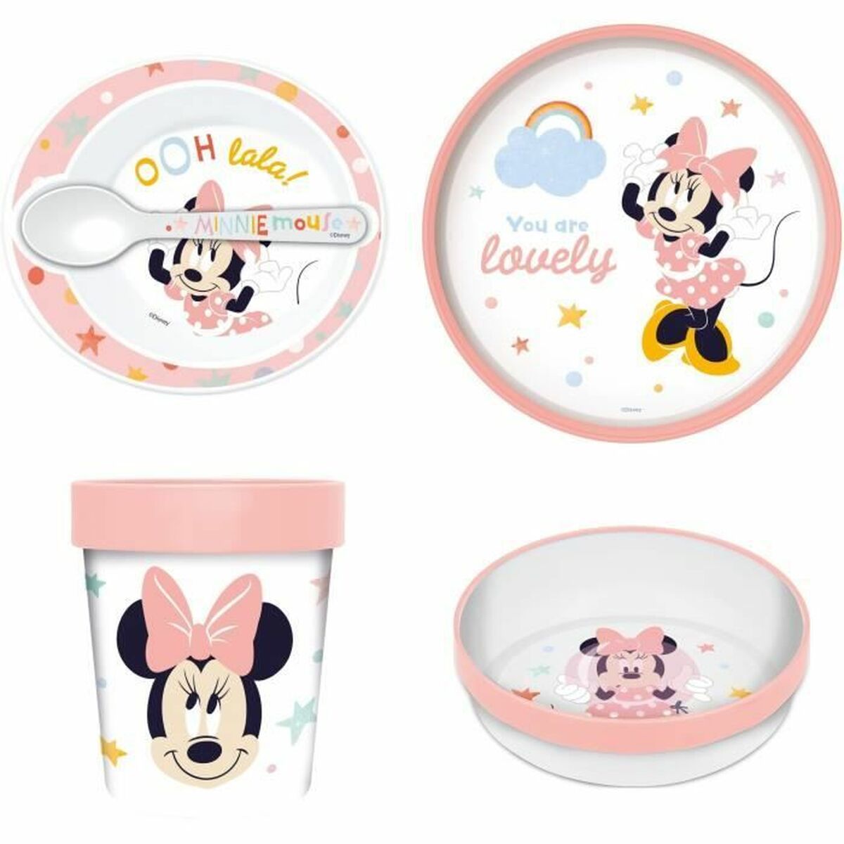Servizio Di Piatti Thermobaby Minnie Per Bambini