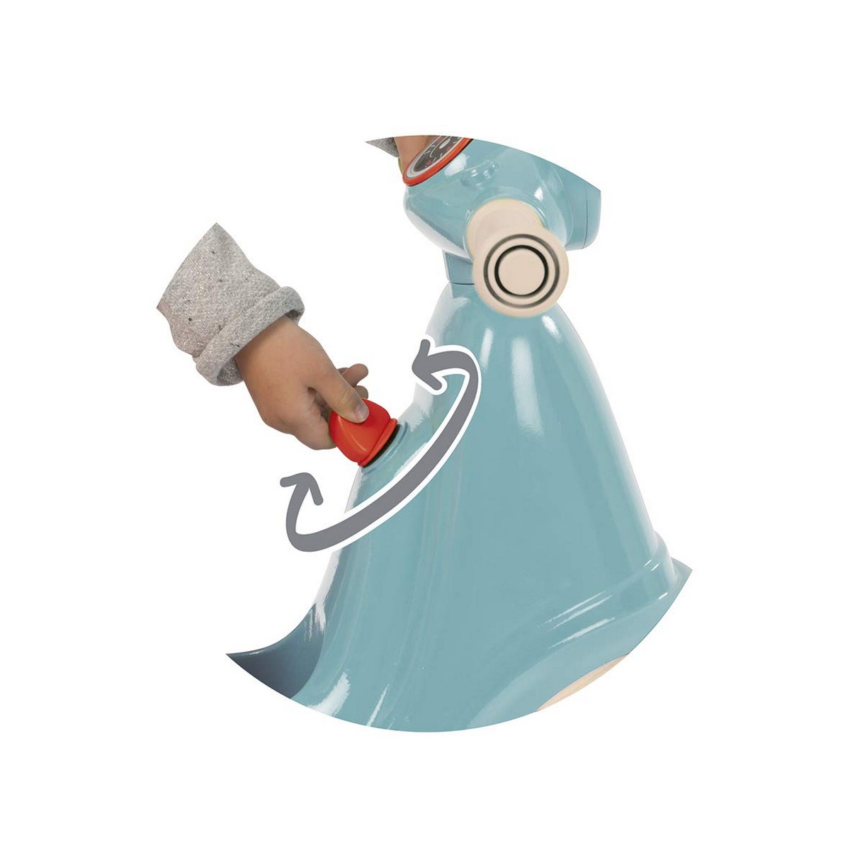 Cavalcabili Smoby Scooter Azzurro Moto - Image 4