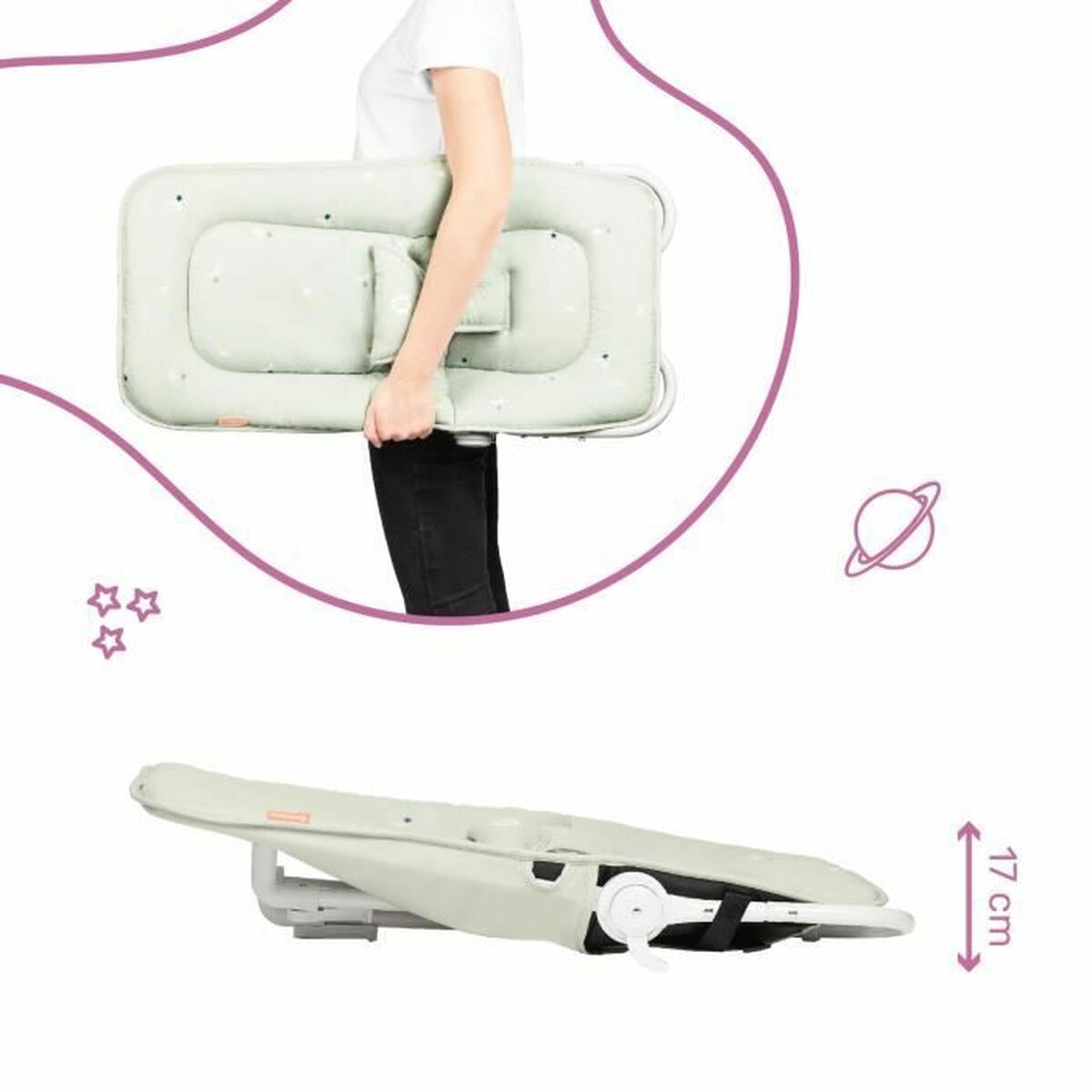 Amaca Per Neonati Badabulle B012014 Verde - Image 6