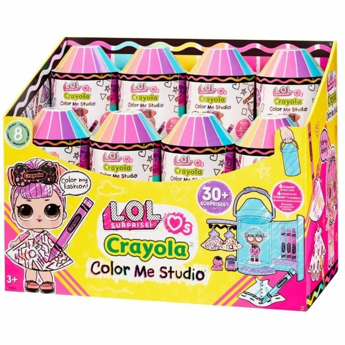 Bambola Lol Surprise! Loves Crayola Color Me Studio - Image 4