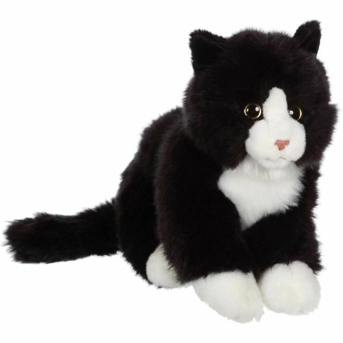 Peluche Gipsy Gatto Nero/bianco