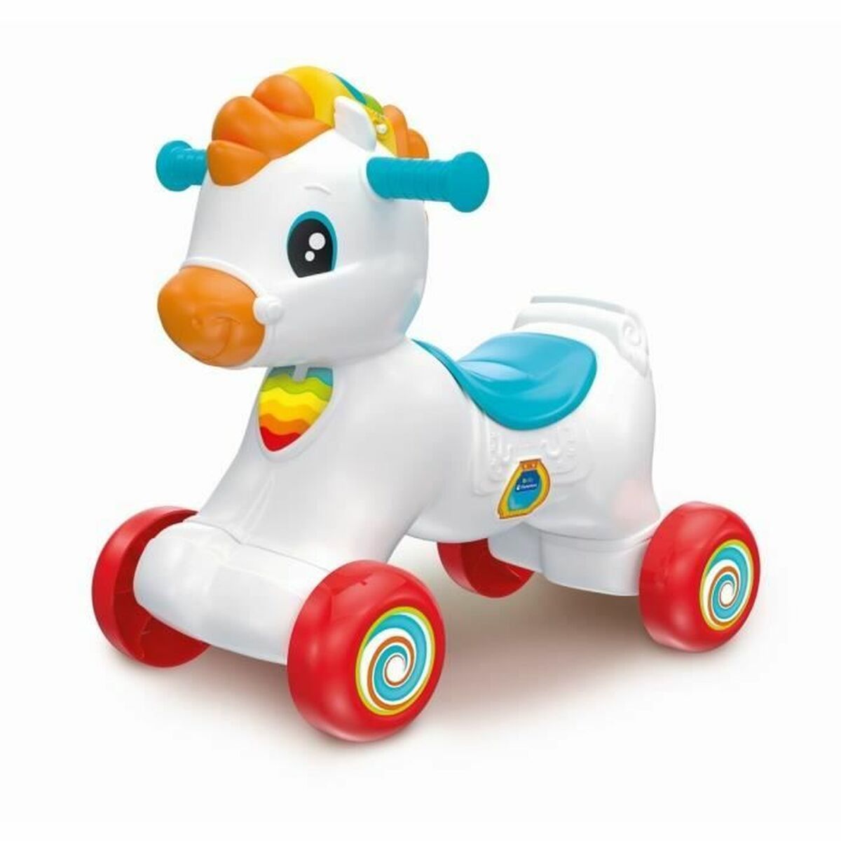 Cavallo A Dondolo Clementoni Rocking Horse And Wheels (fr)