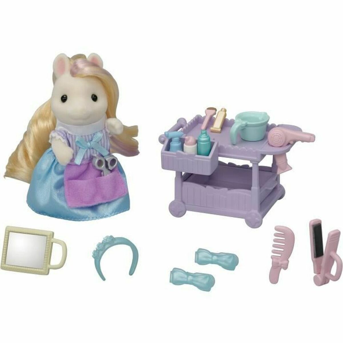 Personaggio D'azione Sylvanian Families The Pony Mum And Her Styling Kit
