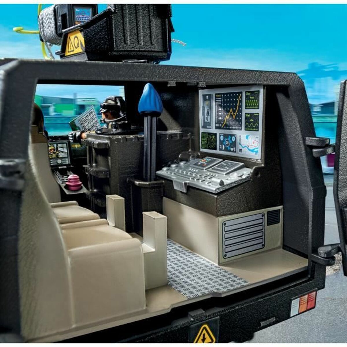 Set Di Giocattoli Playmobil Police Car City Action Plastica - Image 3
