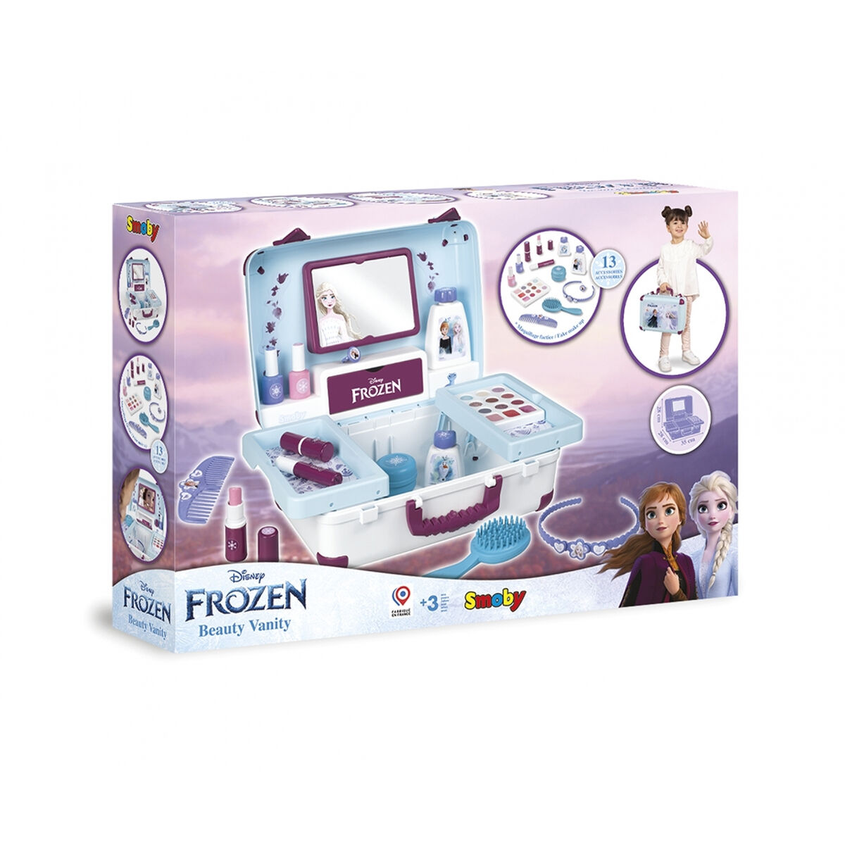 Set Di Trucchi Per Bambini Smoby Frozen Beauty Suitcase Multicolore - Image 5