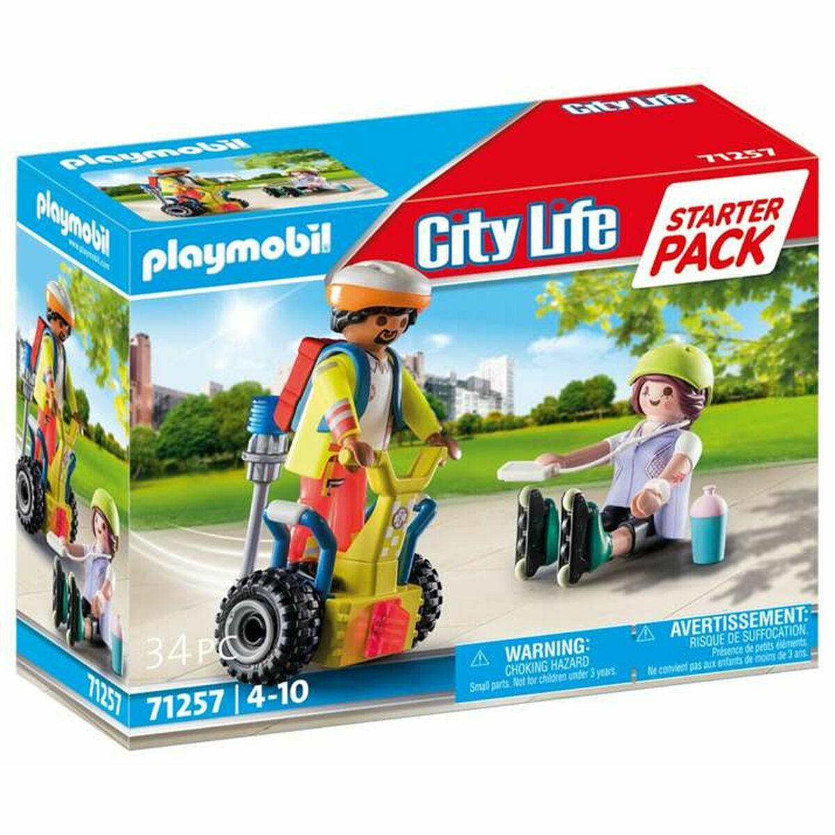 Playset   Playmobil City Action - Supervisor With Segway 71257         34 Pezzi