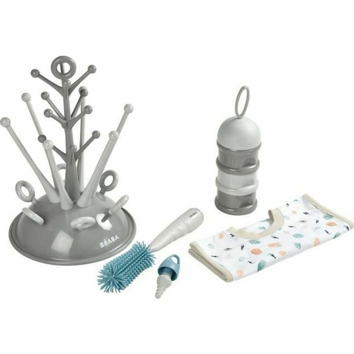 Set Di Stoviglie Béaba Poliestere Silicone 4 Pezzi (2 Unità)