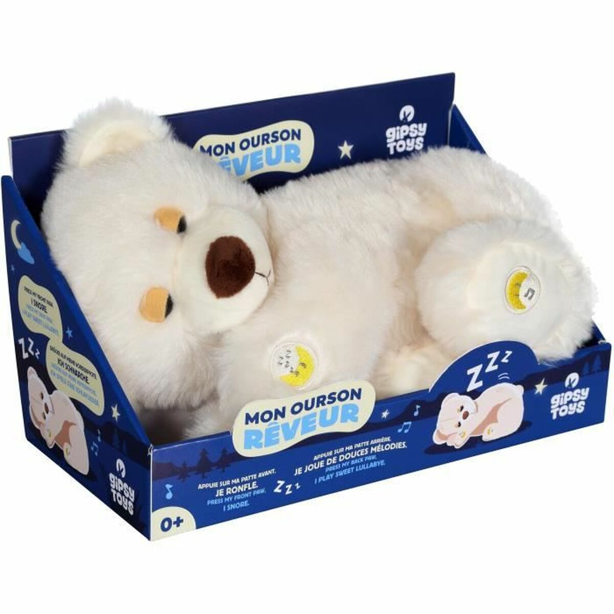 Peluche Gipsy Mon Ourson Reveur