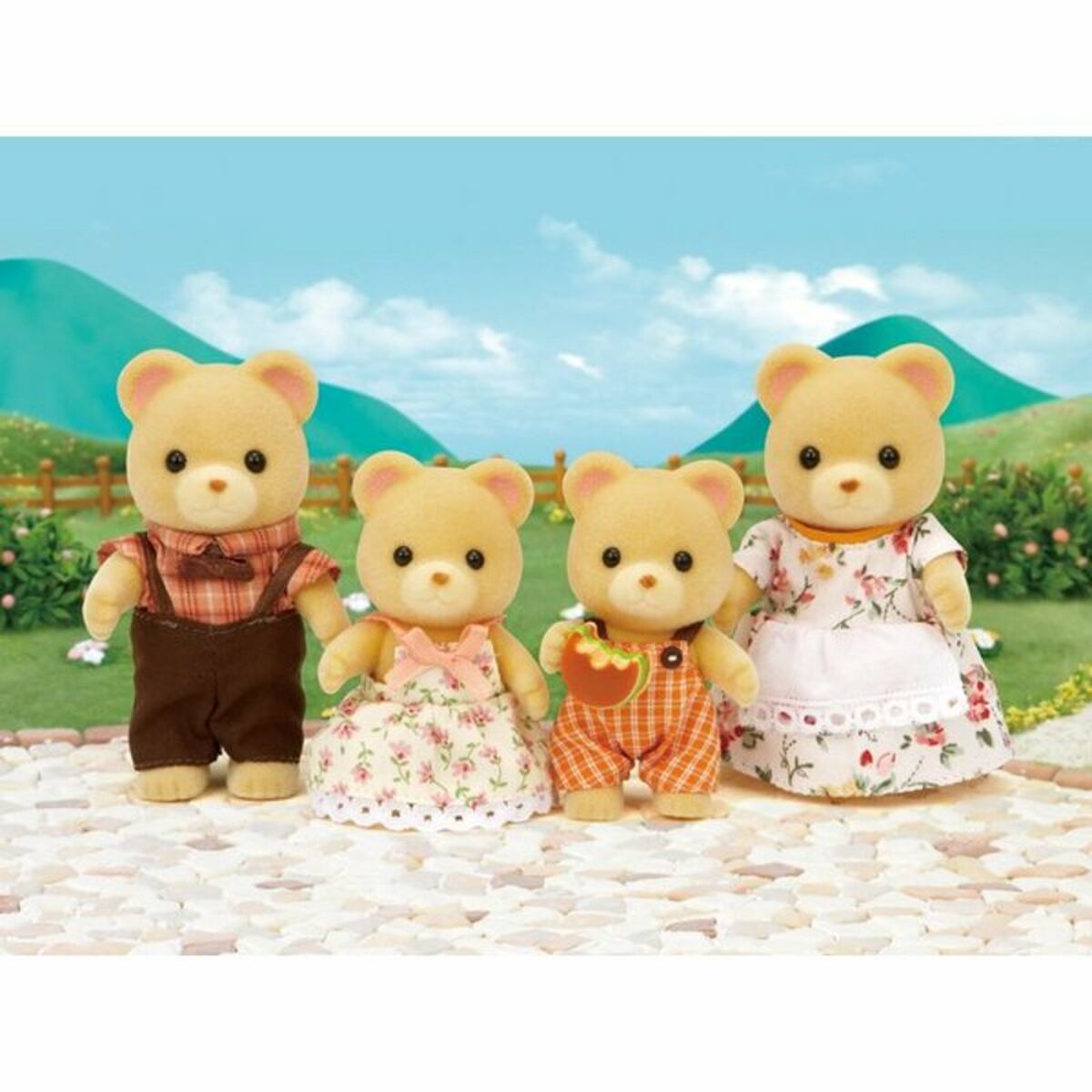 Set Di Pupazzi Sylvanian Families Bear Family