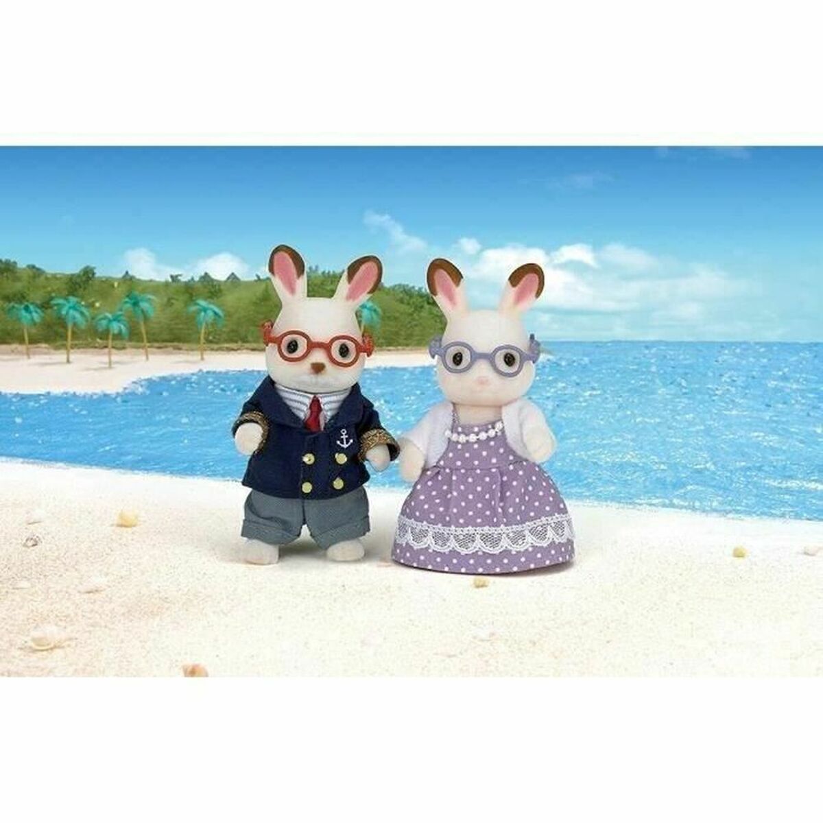 Personaggi D'azione Sylvanian Families 5190 Grandparents Rabbit Chocolate