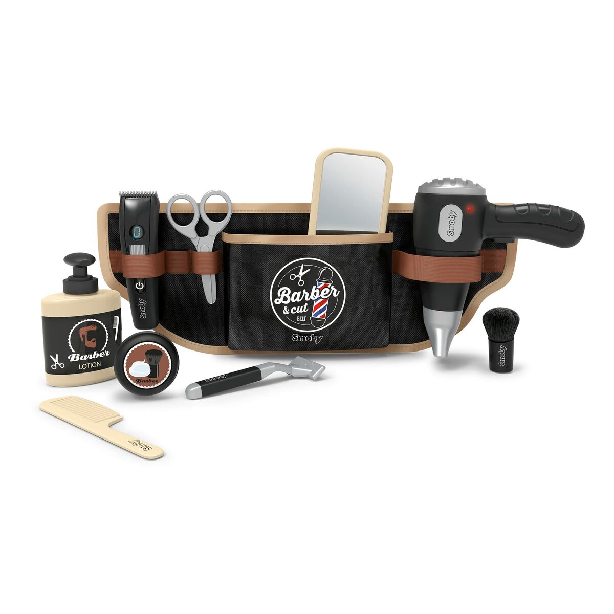 Set Di Trucchi Per Bambini Smoby Barber & Cut Belt Nero