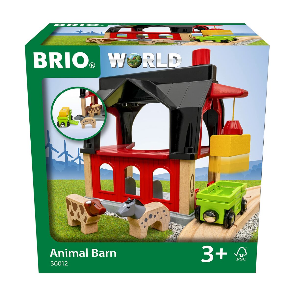 Set Di Giocattoli Ravensburger Animal Barn Legno