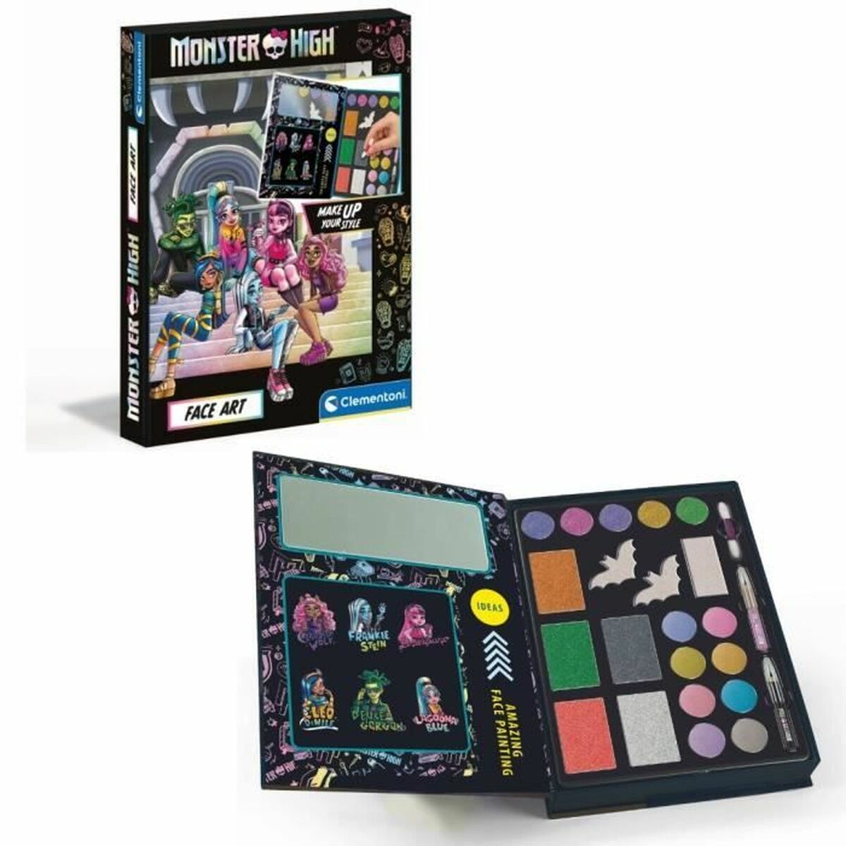 Set Di Trucchi Per Bambini Clementoni Monster High Fashion Designer Multicolore