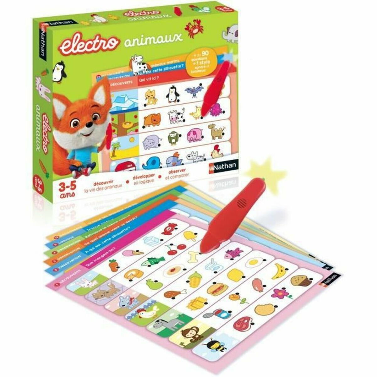 Gioco Da Tavolo Nathan Electro - Animals