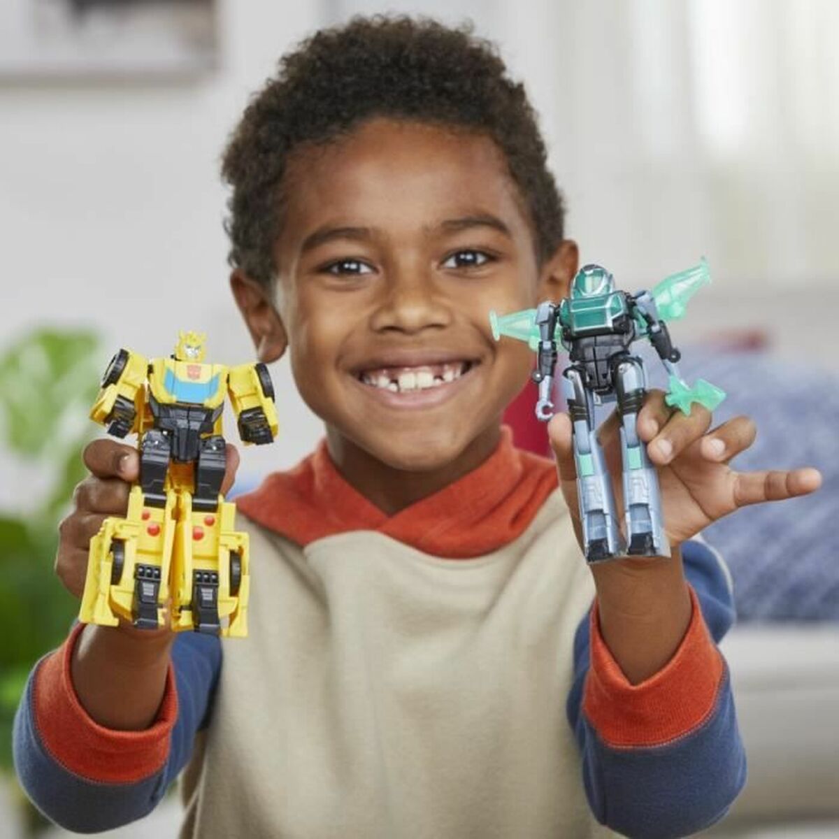 Personaggi D'azione Hasbro CybeR-Combiner Bumblebee Et Mo Malto - Image 4