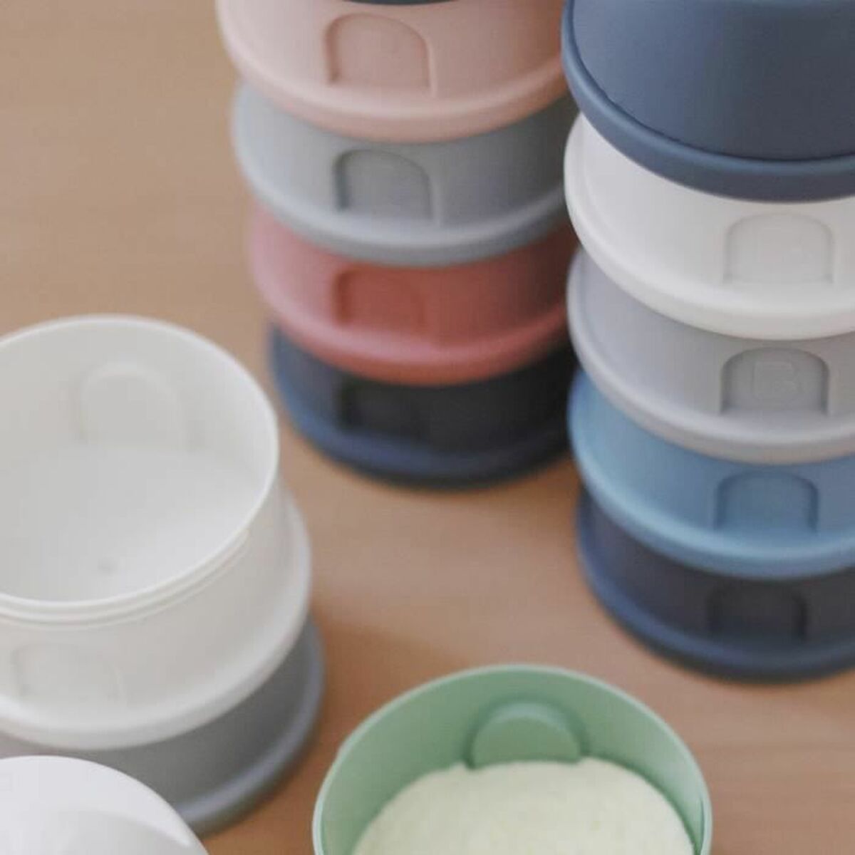 Dosatore Per Latte In Polvere Béaba Azzurro Grigio - Image 3