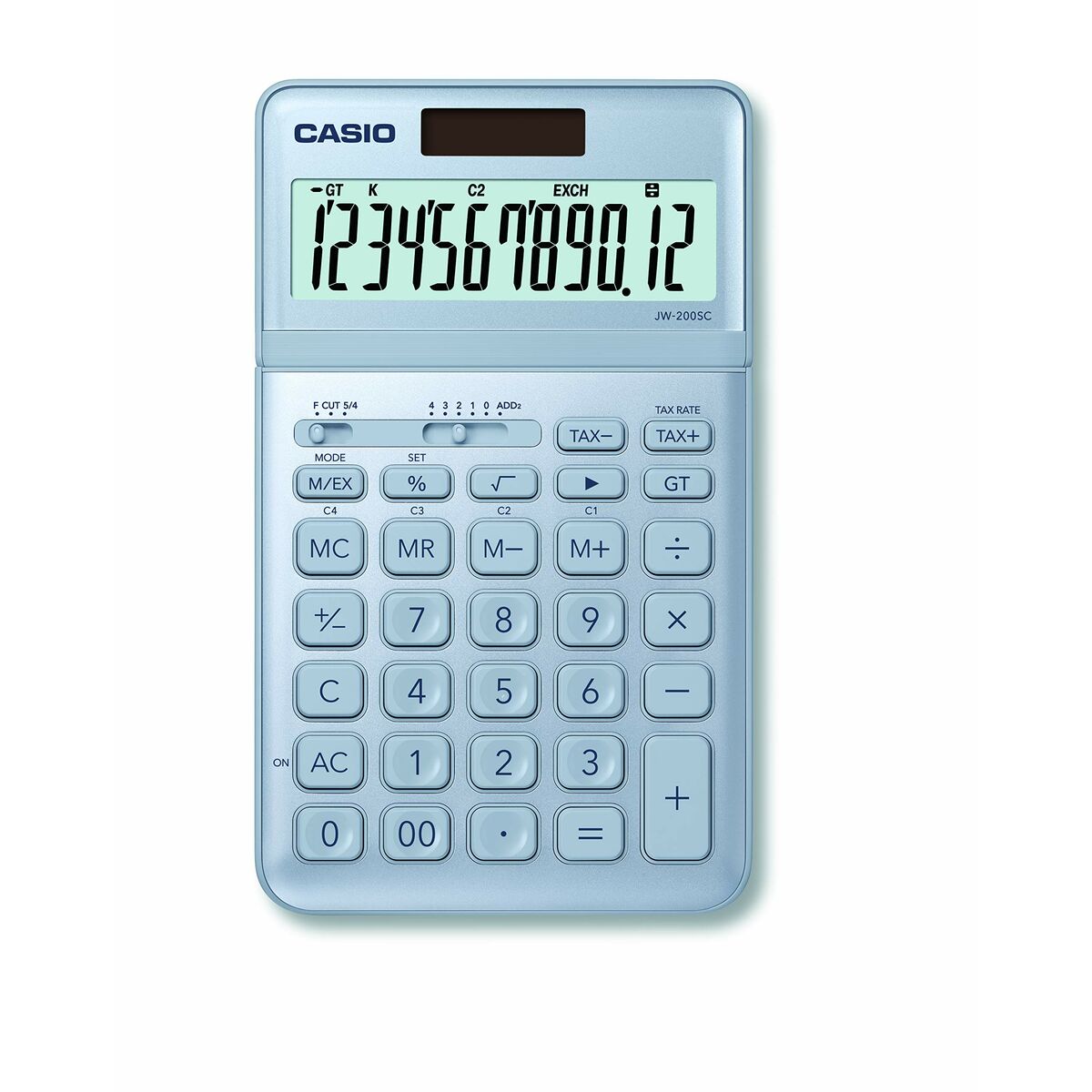 Calcolatrice Casio JW-200sC-Bu Azzurro Plastica - Image 4