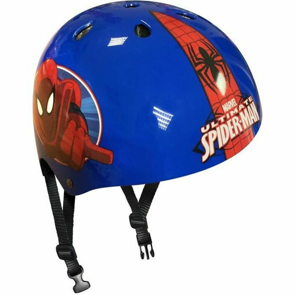 Casco Spiderman Stamp Sm250102 Azzurro Bambini