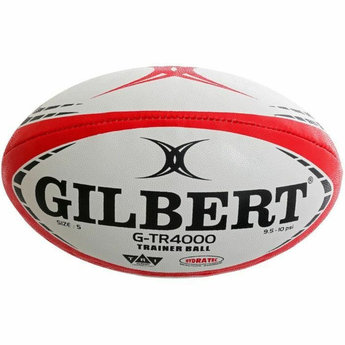 Pallone Da Rugby Gilbert G-Tr4000 5 Bianco Rosso