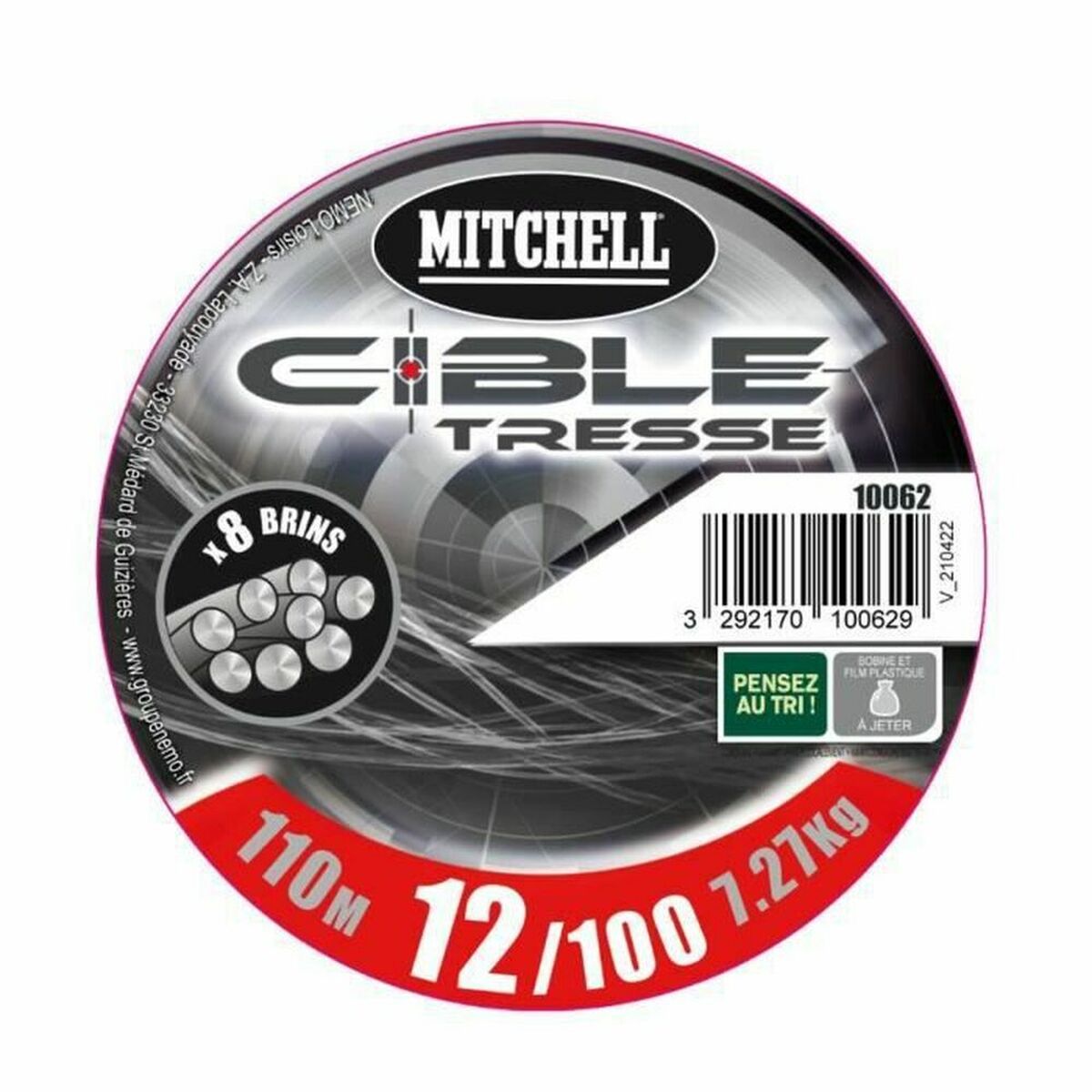 Lenza Da Pesca Mitchell 110 Mm 0,15 Mm 7,27 kg