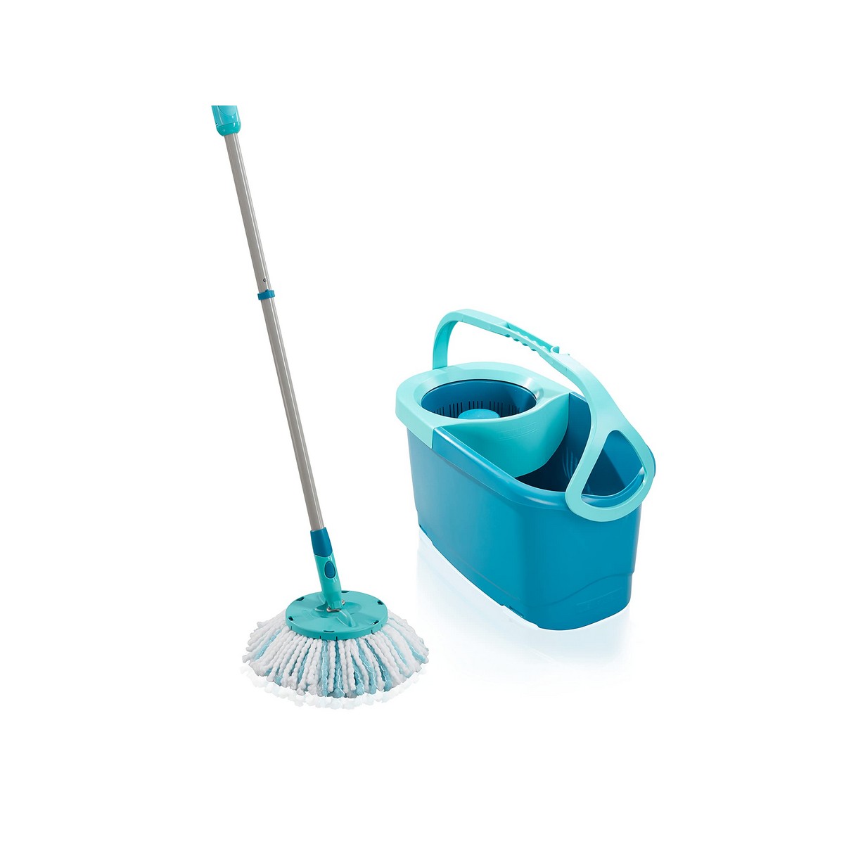 Secchio Per Pavimenti Leifheit Clean Twist Disc Mop Azzurro Turchese 2 G