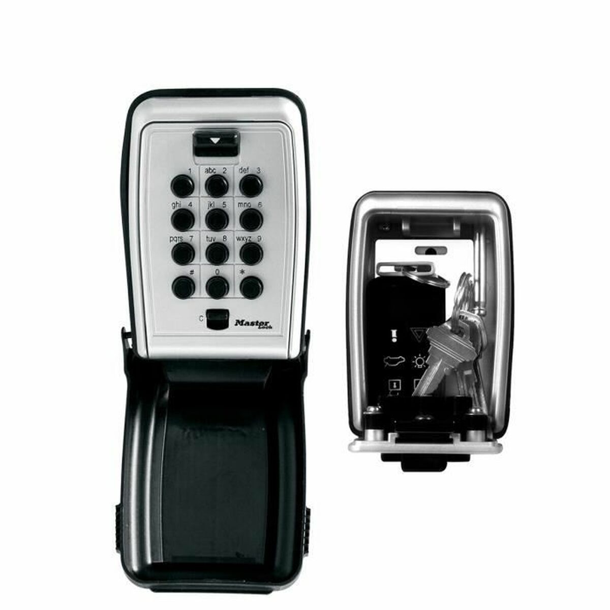 Cassetta Di Sicurezza Per Chiavi Master Lock 5423eurd Nero Nero/grigio Zinco