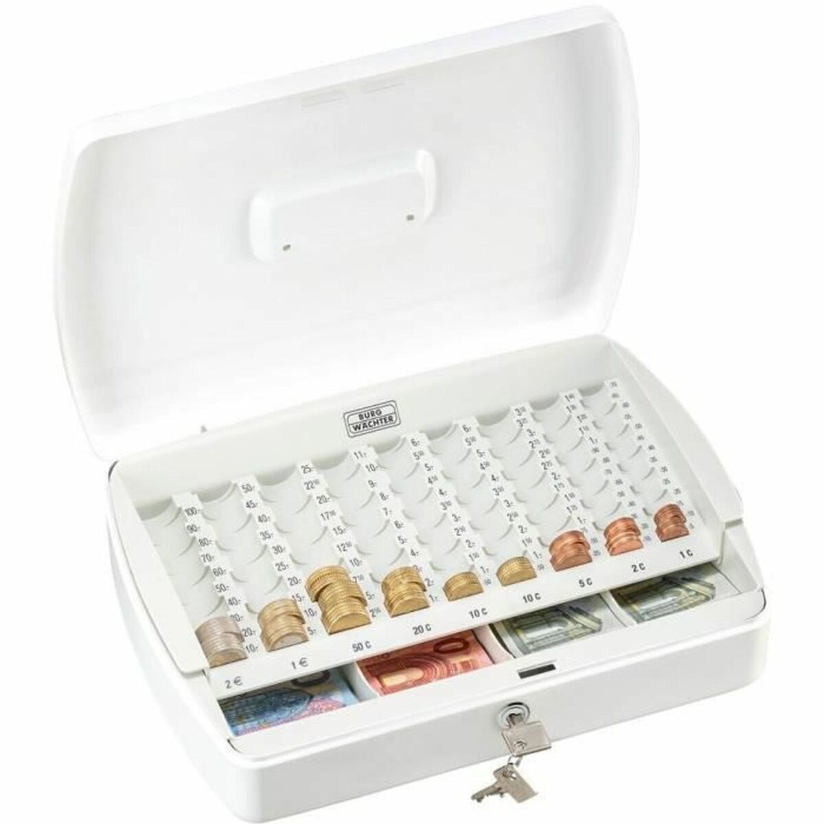 Cassetta Di Raccolta BurG-Wachter Zk 2307 Euro Bianco - Image 6