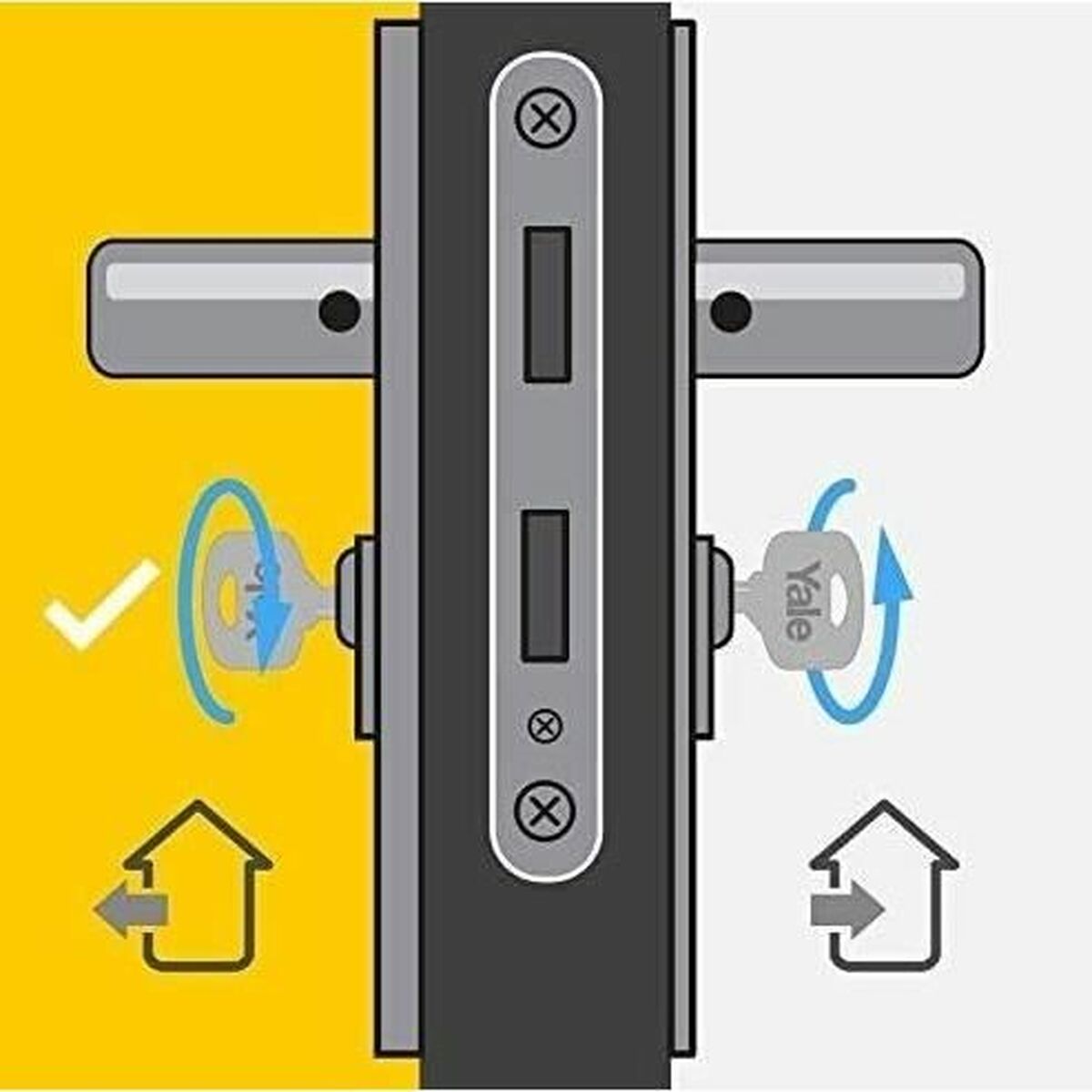 Cilindro Di Sicurezza Yale 30 X 40 Mm Ottone - Image 3