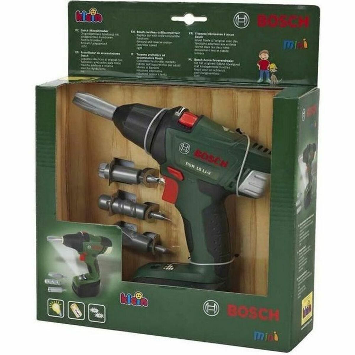 Set Attrezzi Per Bambini Klein Screwdriver Ixolino Trapano