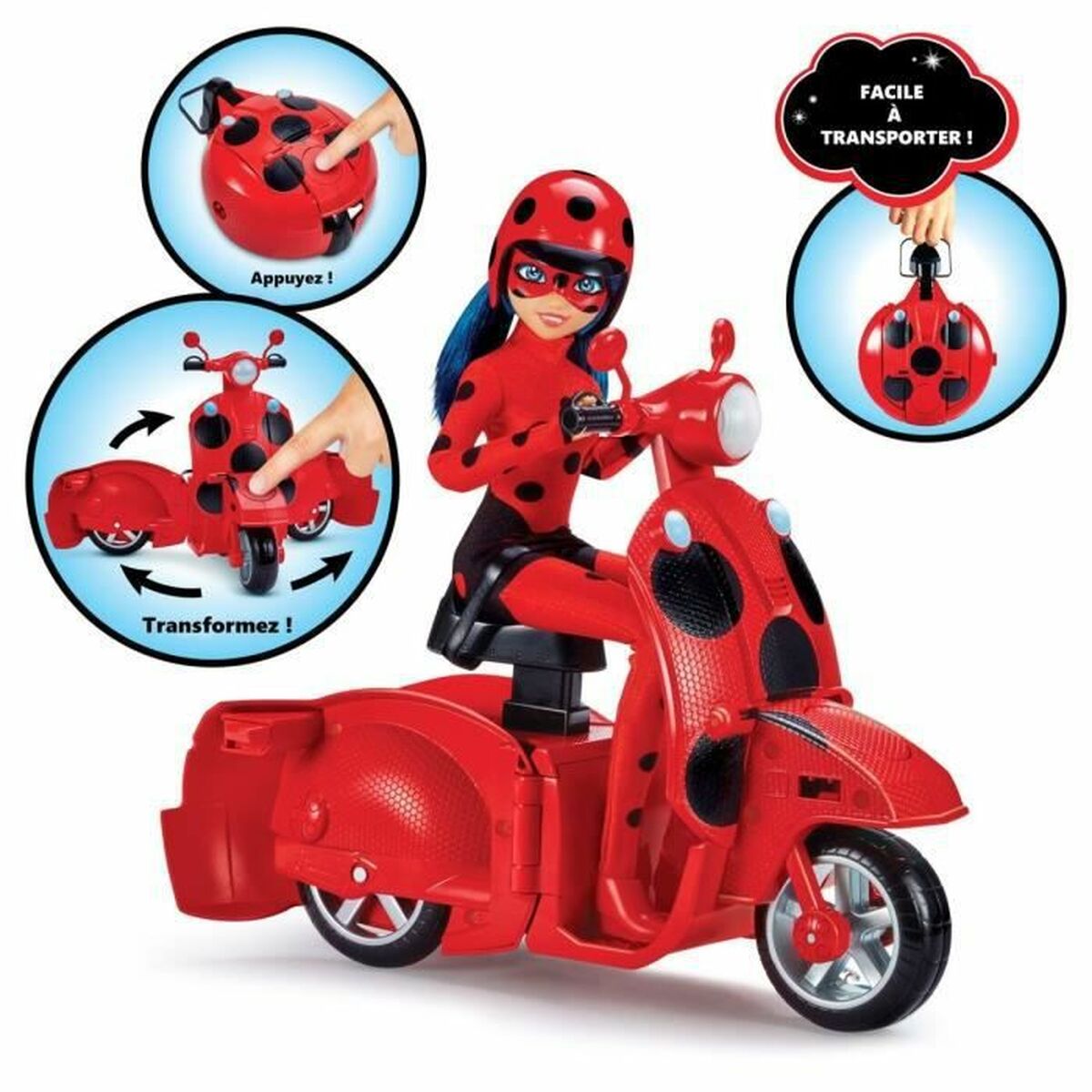 Personaggi D'azione Miraculous: Tales Of Ladybug & Cat Noir Motocicletta