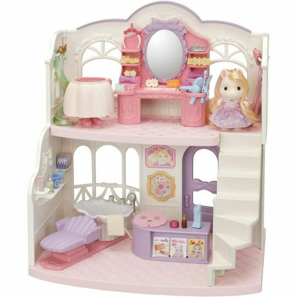 Casa Delle Bambole Sylvanian Families The Pony Hair Salon
