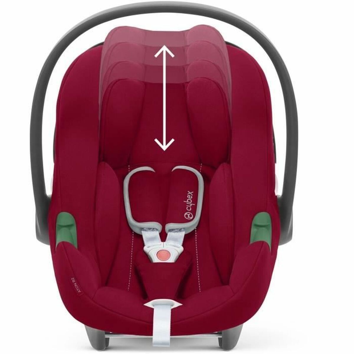 Seggiolino Auto Cybex Aton B2 I-Size Rosso Ece R129/04 Isofix