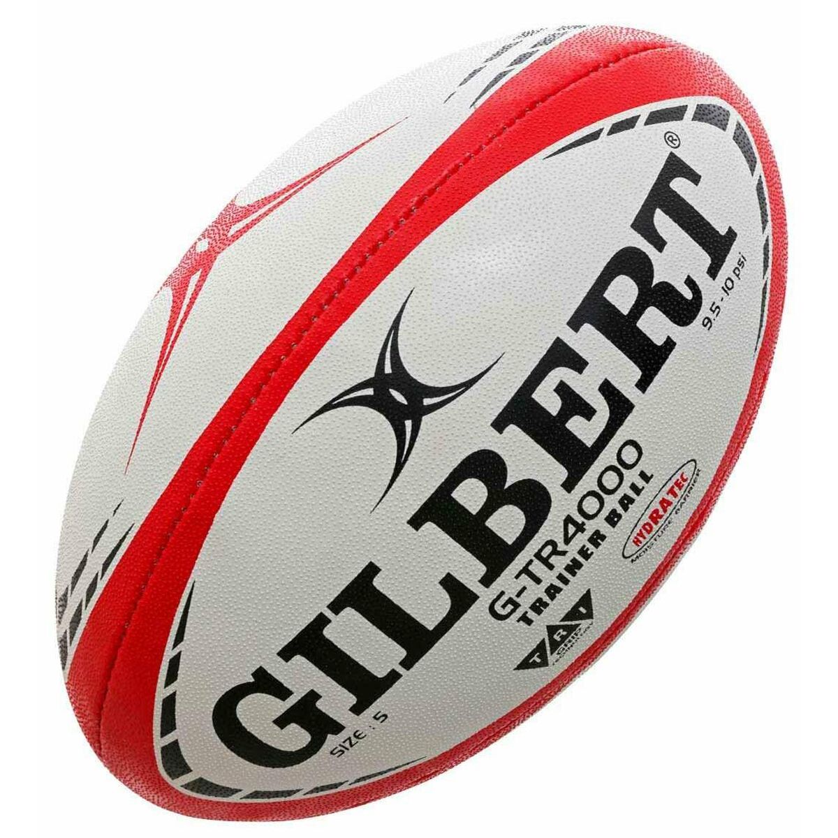 Pallone Da Rugby Gilbert G-Tr4000 Bianco 28 Cm Rosso - Image 3