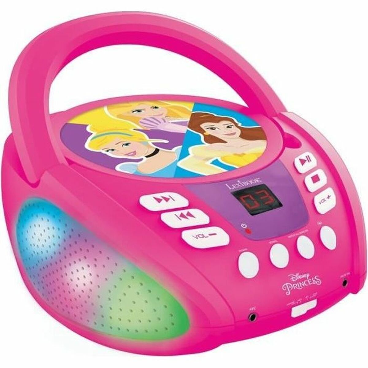 Radio Cd Bluetooth Mp3 Lexibook Princesa De Disney Bluetooth 5.0
