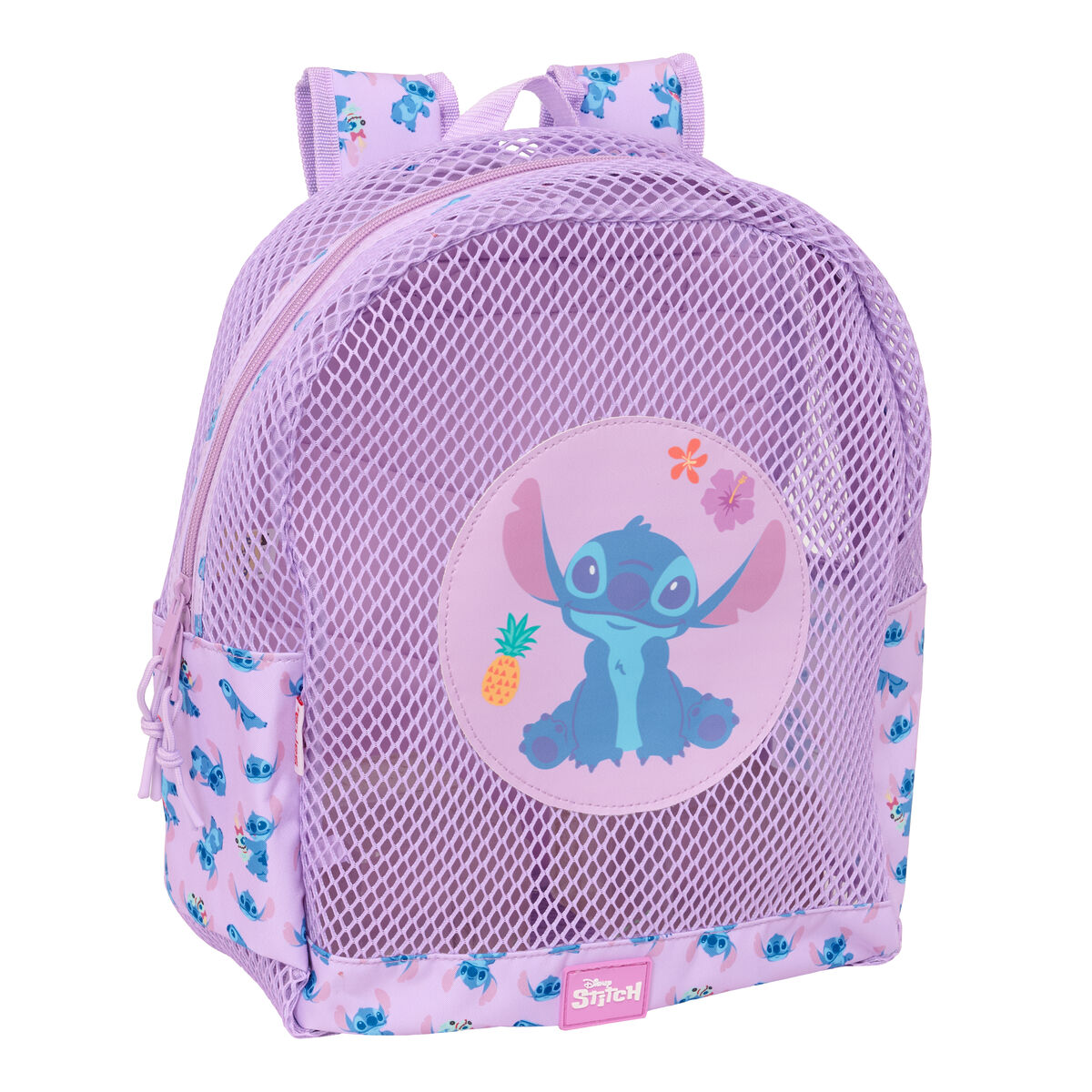 Zaino Da Spiaggia Lilo & Stitch Lilla 30,5 X 24 X 18 Cm Per Bambini