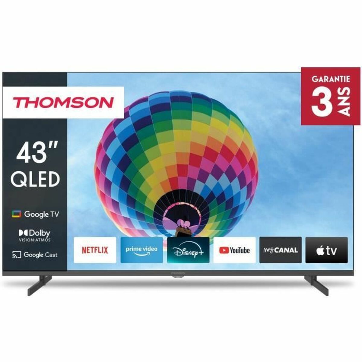 Smart Tv Thomson 43qg4s14 43" Qled 4k Ultra hd