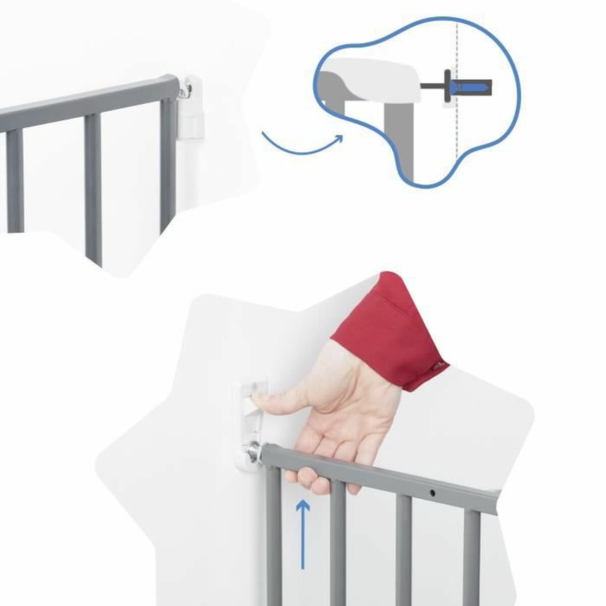 Barriera Di Sicurezza Badabulle Safe & Protect Xl 107 cm - Image 3