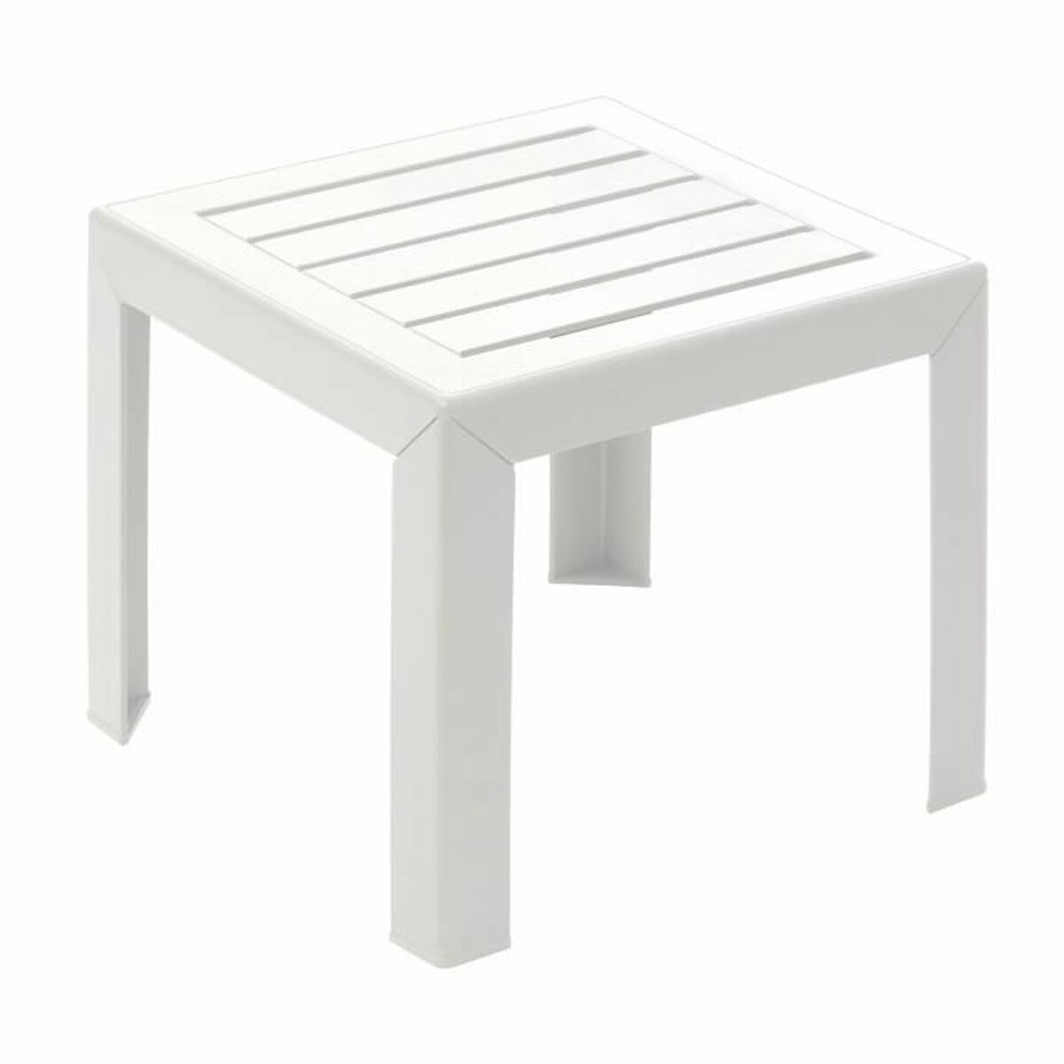 Tavolo Aggiuntivo Grosfillex Bianco Resina Plastica 40 X 40 X 35 cm