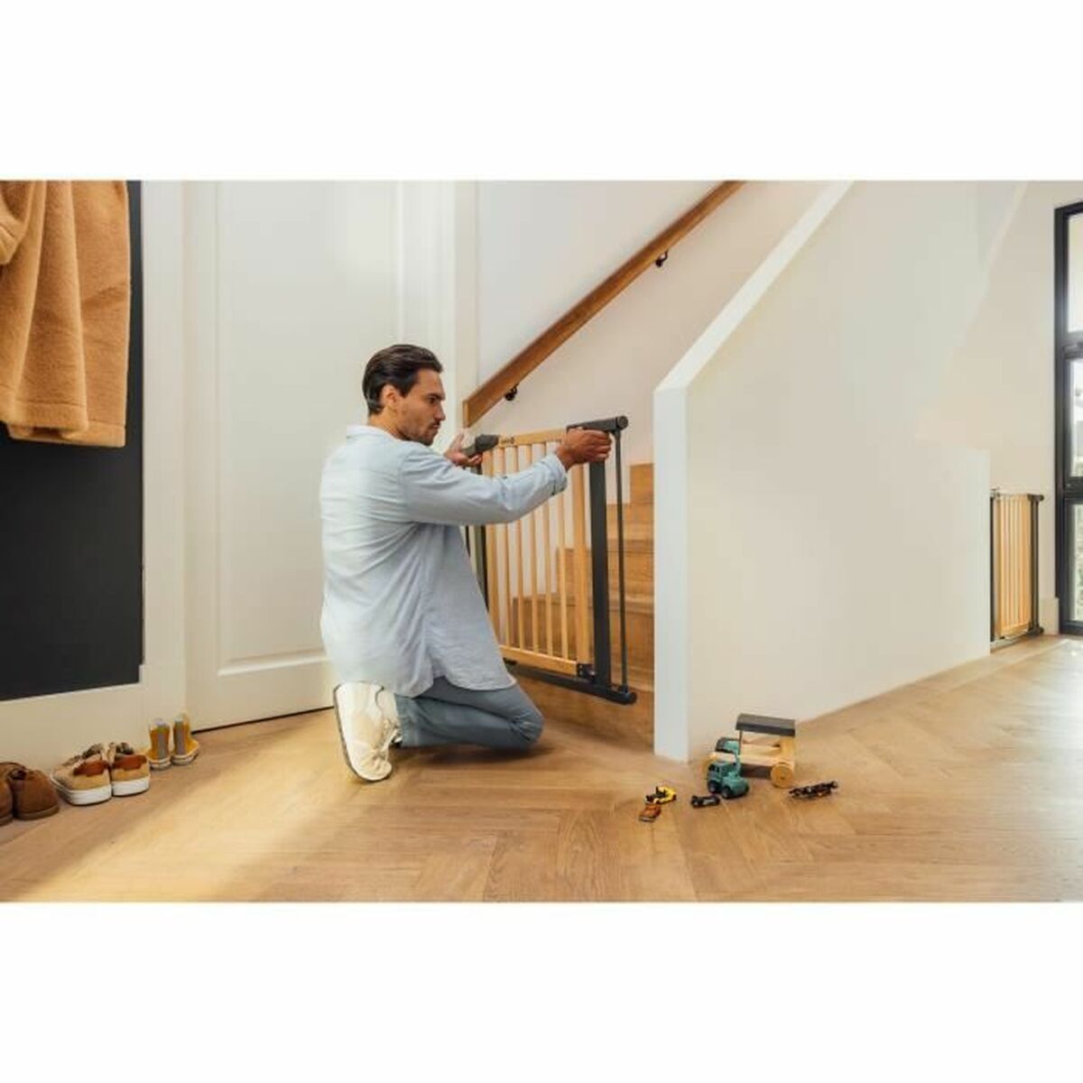 Estensioni Per Barriera Safety 1st Grigio Metallo - Image 3