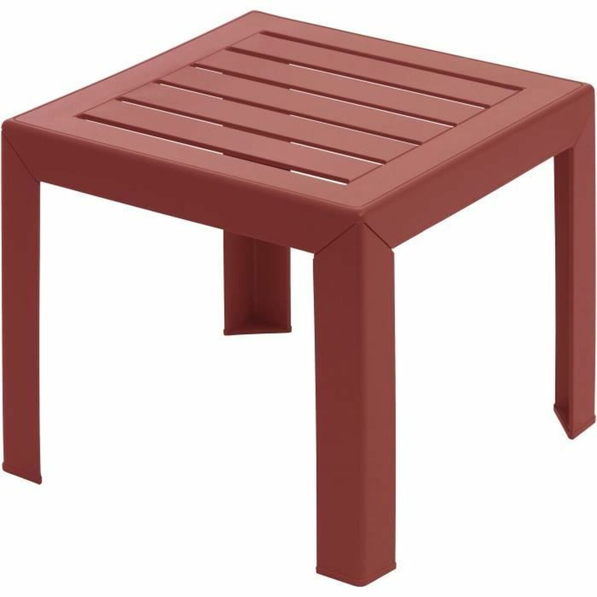 Tavolo Aggiuntivo Grosfillex Miami Rosso 40 X 40 X 41 cm