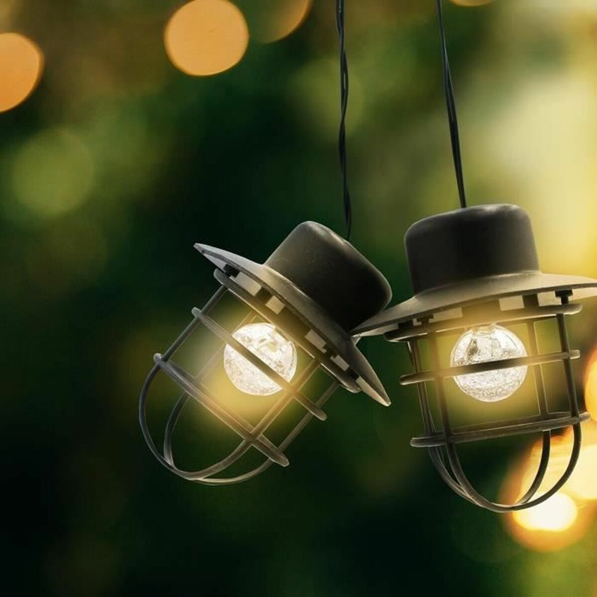 Ghirlanda Di Luci Led Lumisky Detroit Bianco Nero Floreale - Image 3