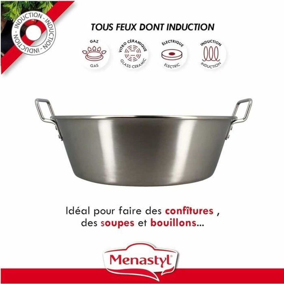 Contenitore Per Conservare Gli Alimenti Menastyl 40,5 Cm Argentato Rettangolare - Image 4