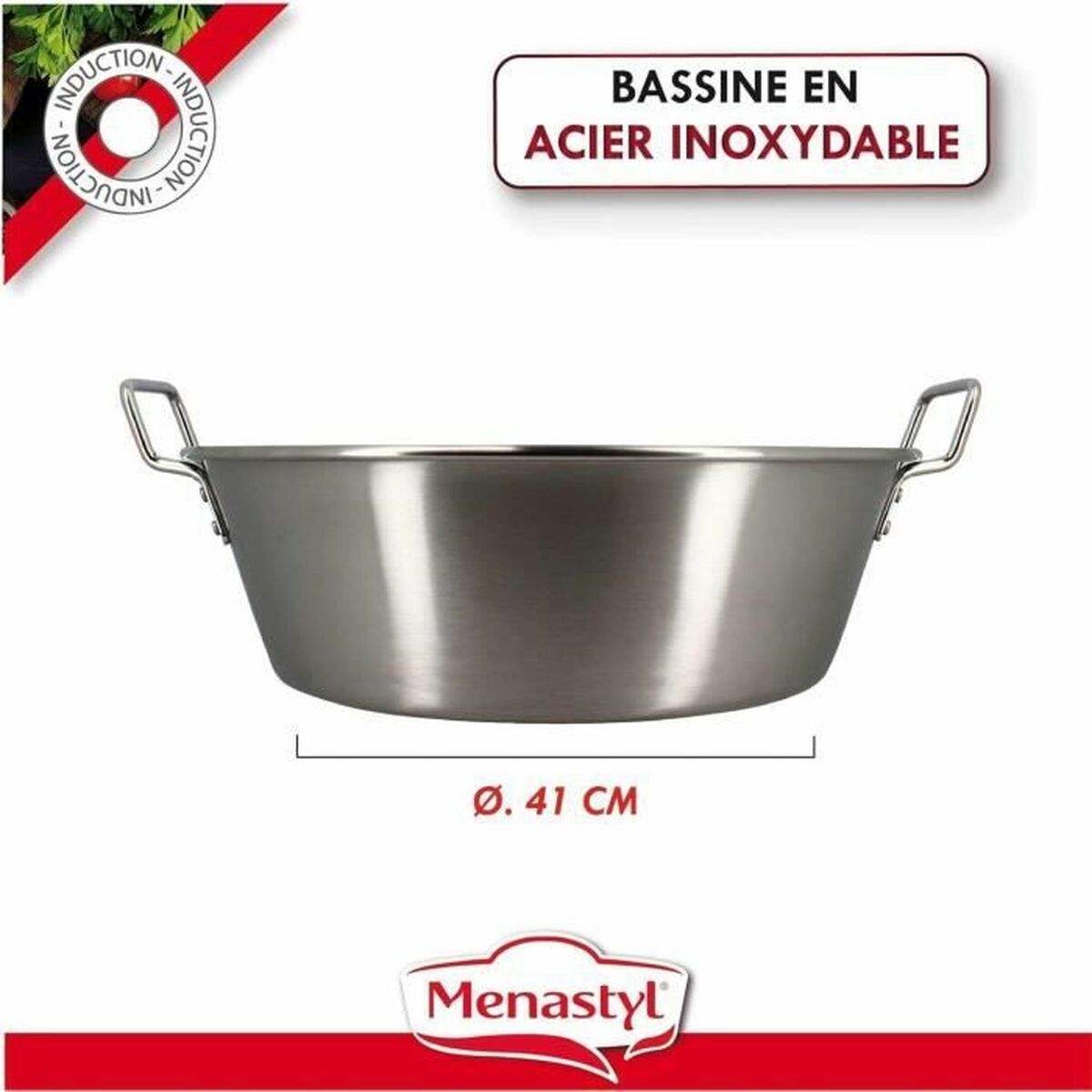 Contenitore Per Conservare Gli Alimenti Menastyl 40,5 Cm Argentato Rettangolare - Image 6