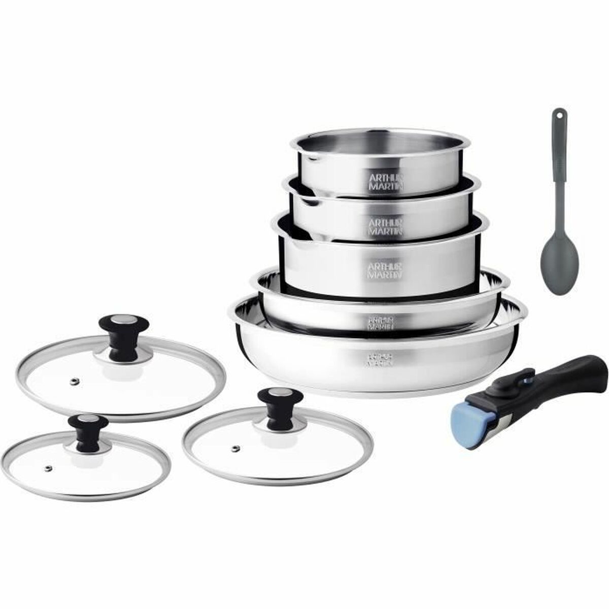 Batteria Da Cucina Arthur Martin Am4485 10 Pezzi