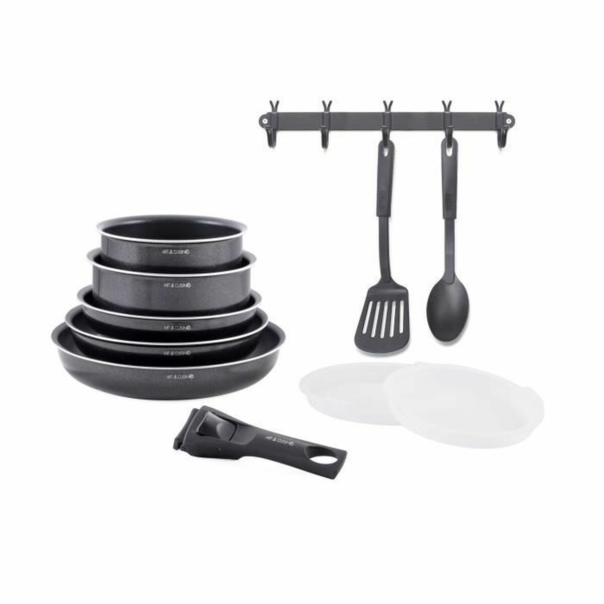 Batteria Da Cucina Art & Cuisine Nero
