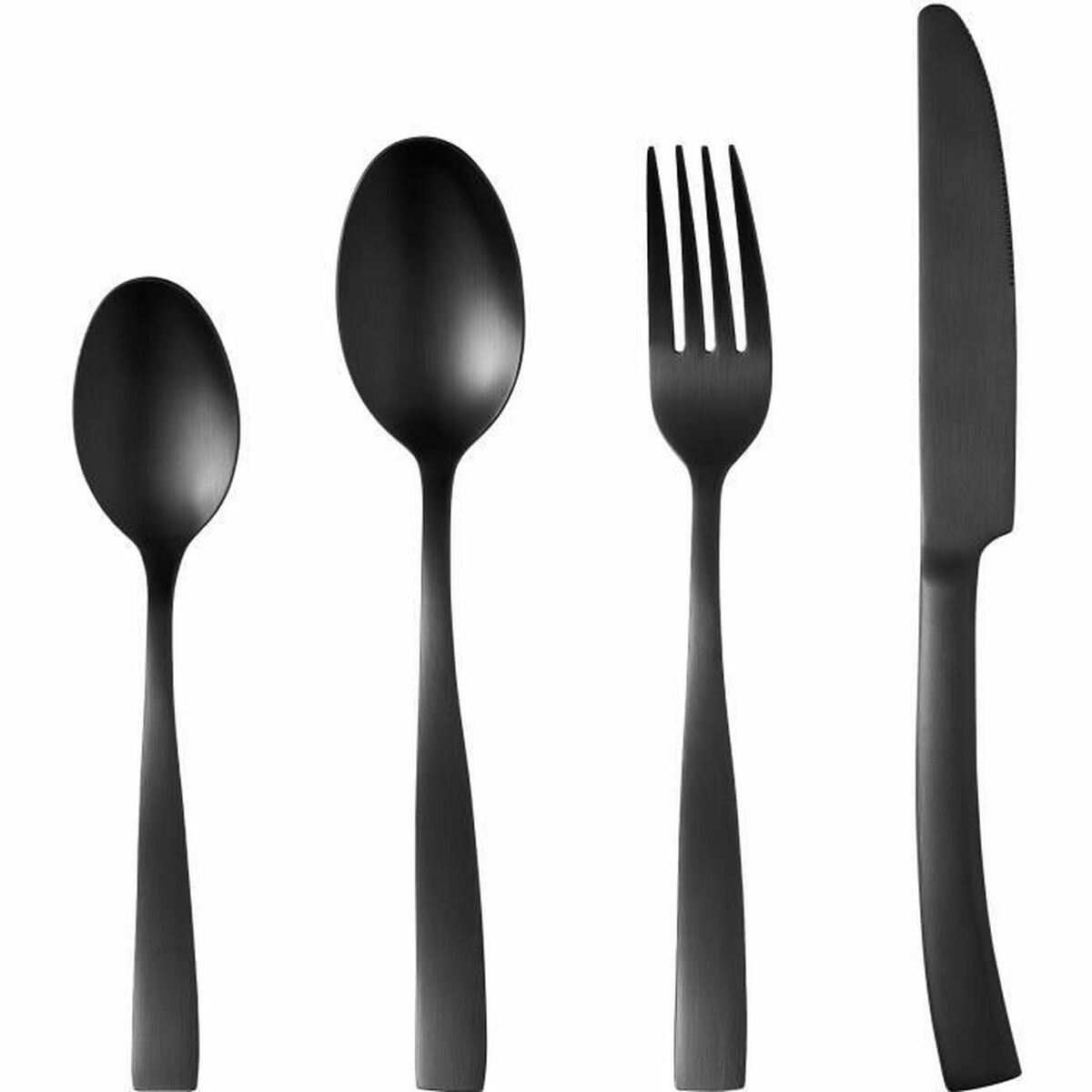 Posate Arthur Martin Am5136 Nero Acciaio Inossidabile 24 Pezzi