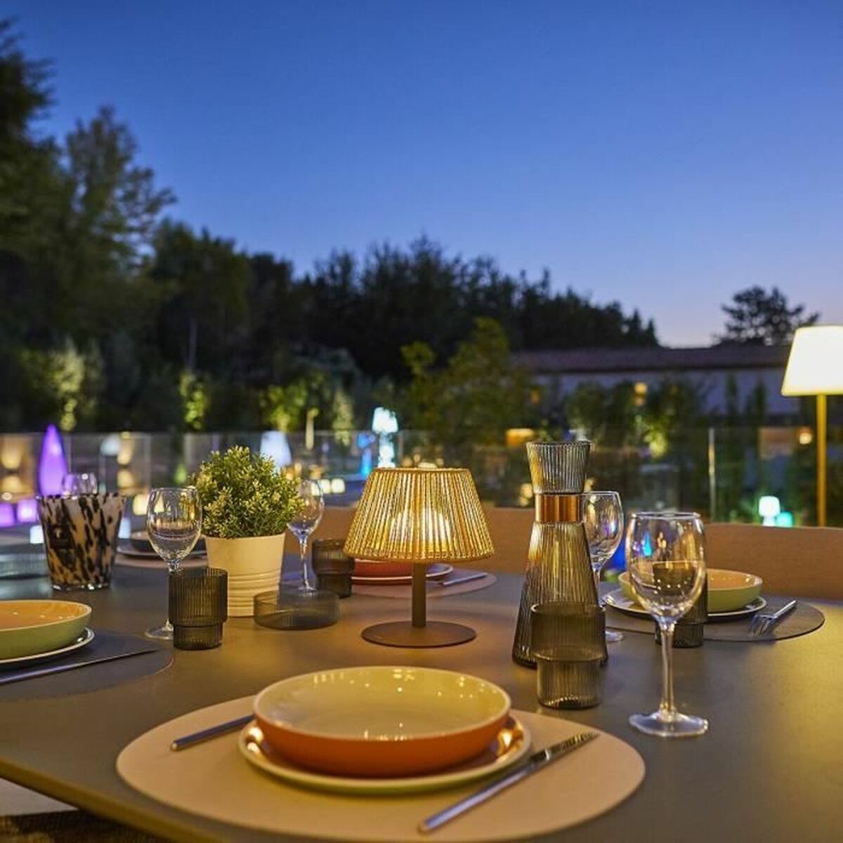 Lampada A Led Lumisky Standy Mini Raffy Marrone Plastica - Image 4