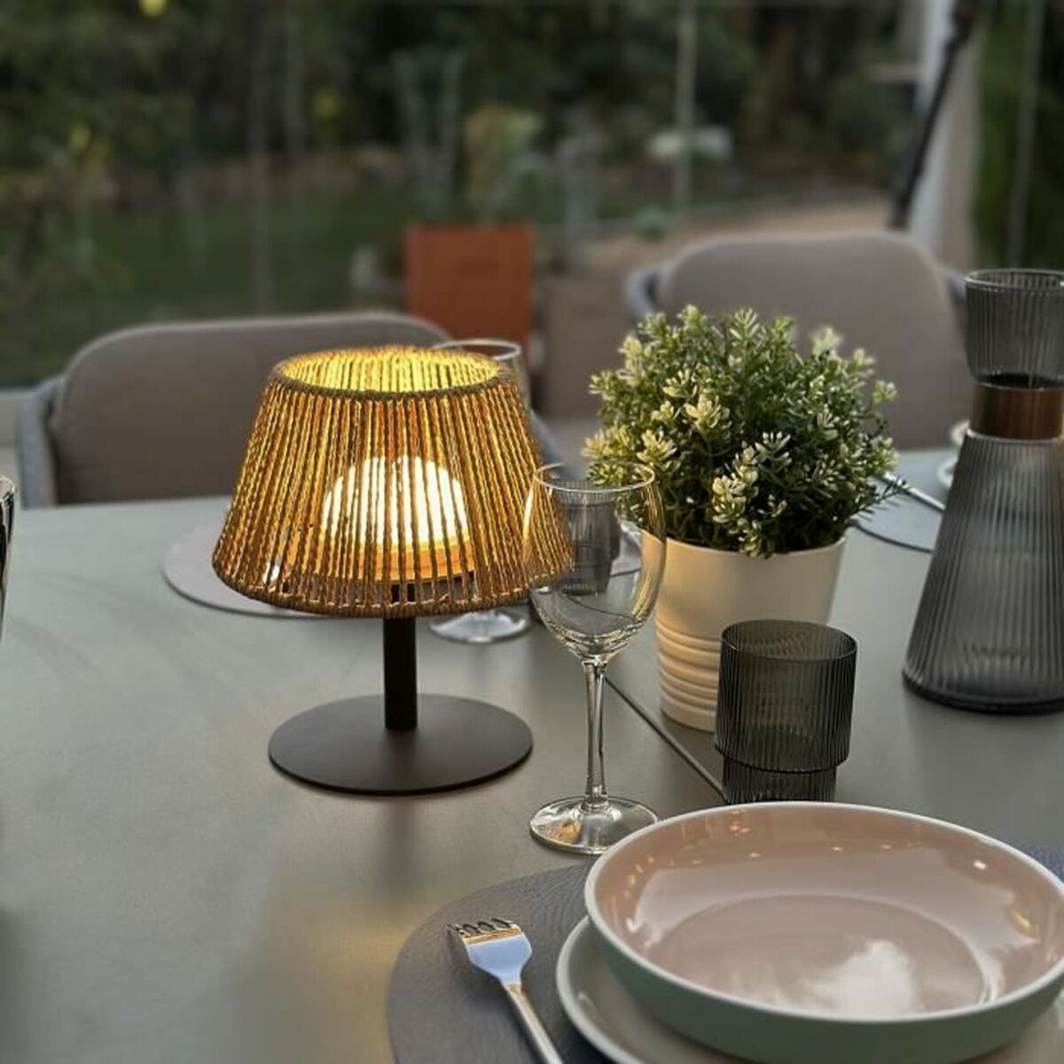 Lampada A Led Lumisky Standy Mini Raffy Marrone Plastica - Image 6